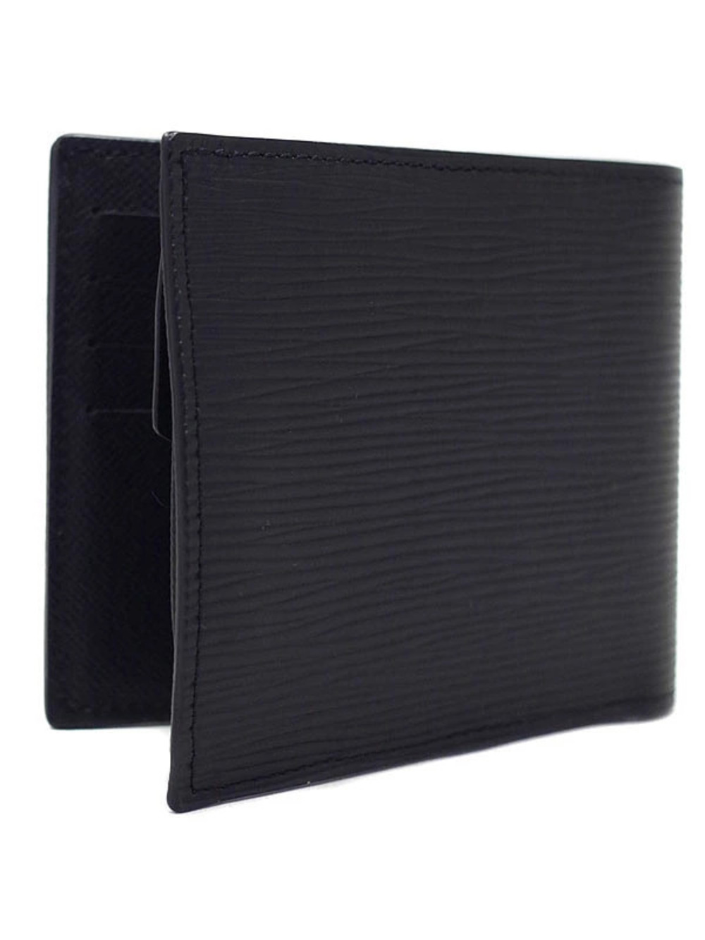 Louis Vuitton Marco Portefeuille fold NM Wallet Short Bi Epi Black
